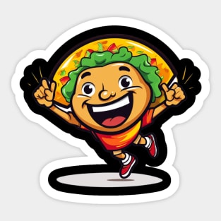 kawaii Taco T-Shirt cute potatofood funny Sticker